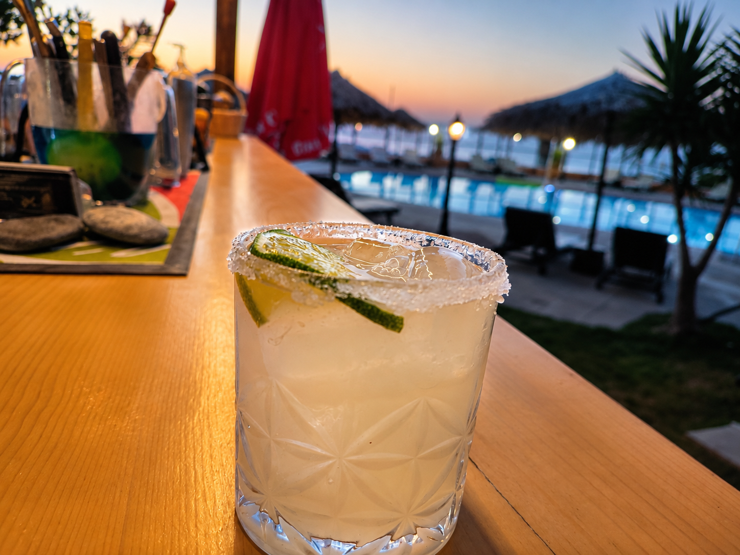 Α margarita is always a good idea.